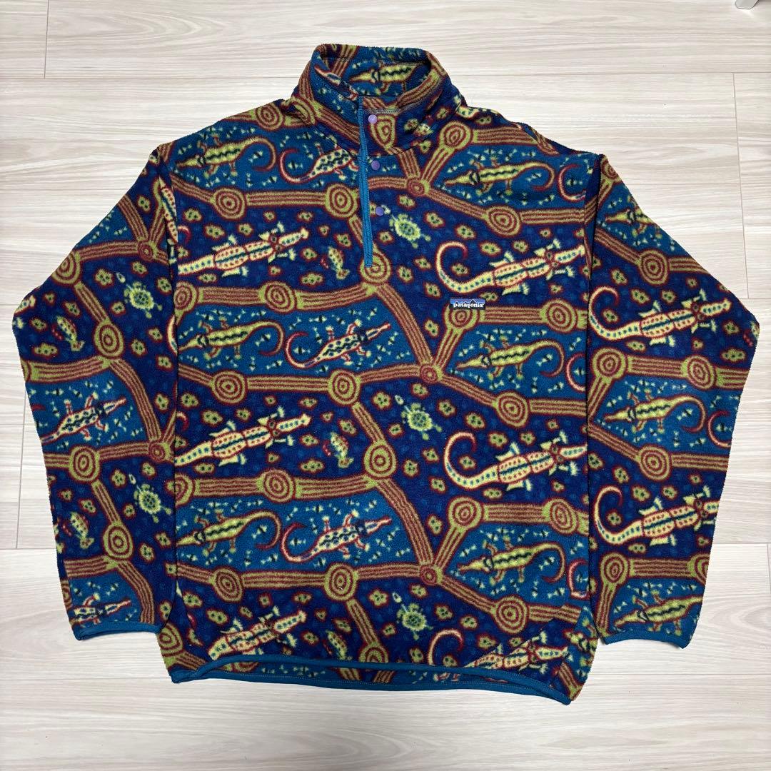 ヴィンテージ パタゴニア ワニ柄 L シンチラスナップT USA 90S - メルカリ