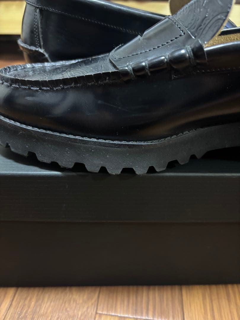 KENFORD ケンフォード ローファー つま先ペイズリー柄 革靴 26.5cm