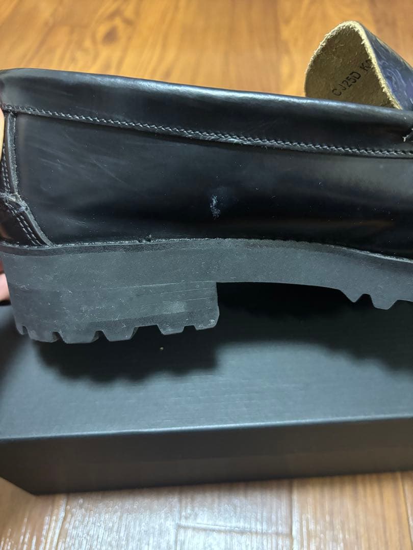 KENFORD ケンフォード ローファー つま先ペイズリー柄 革靴 26.5cm