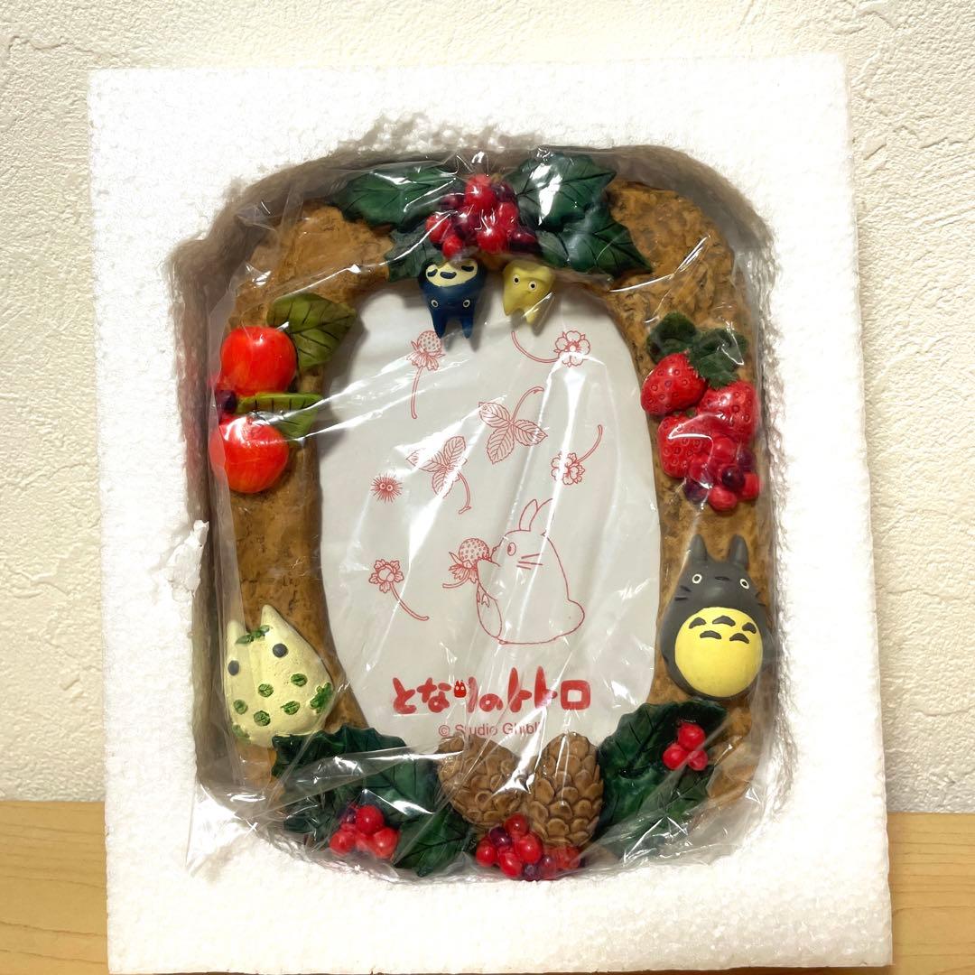 新品未使用】となりのトトロ 四季 フォトフレーム 冬の収穫 写真立て