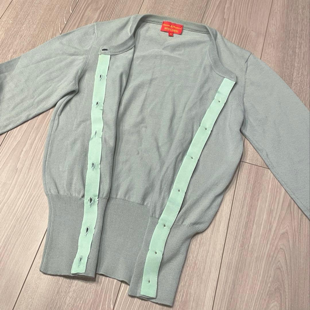 ヴィヴィアンウエストウッド レッドレーベル オーブ刺繍カーディガン