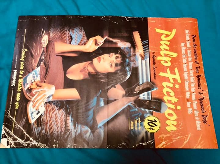 映画パルプ・フィクション 当時物ビンテージ本物ポスター