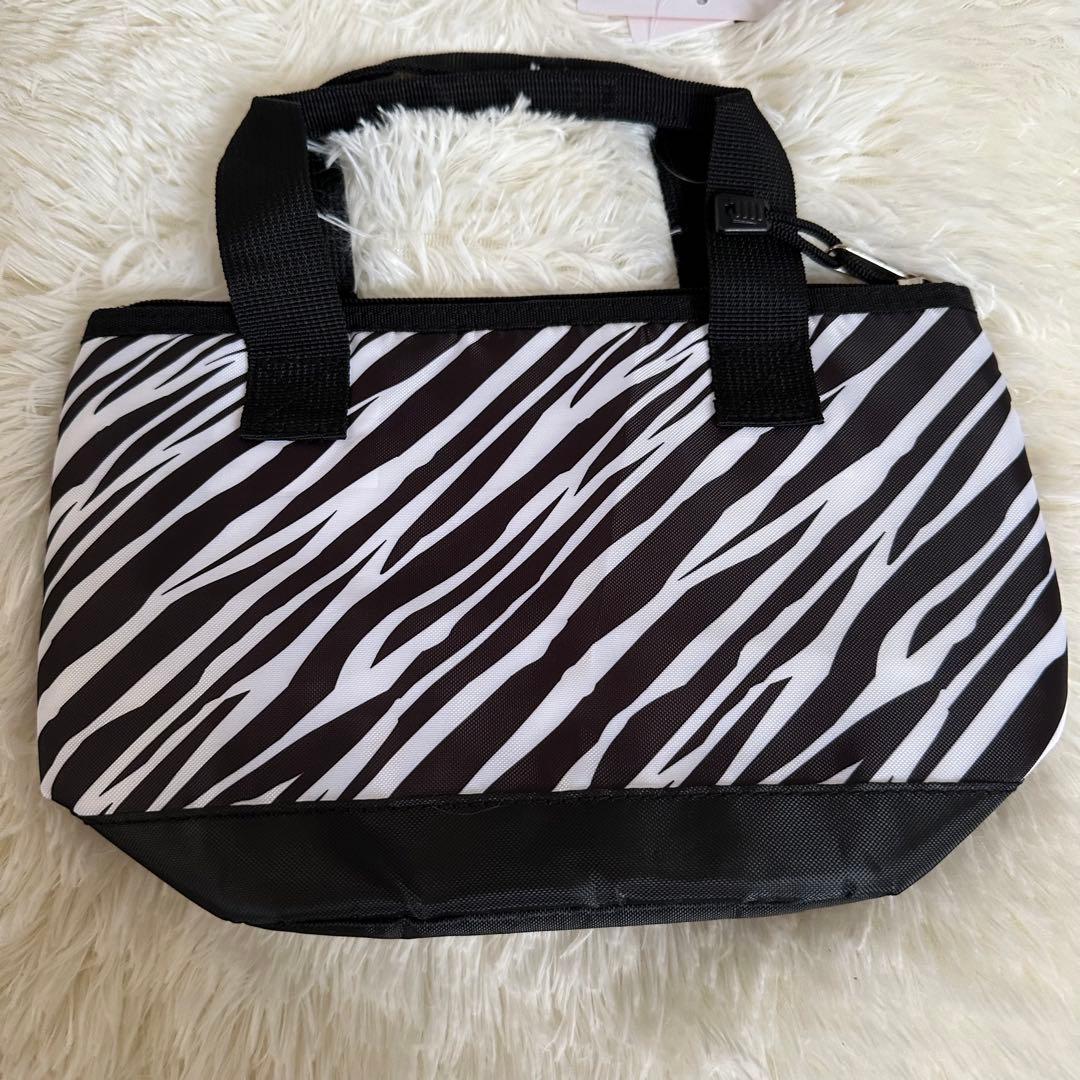 大人気】ハローキティ ゼブラ柄 保冷ミニトートバッグ アベイル