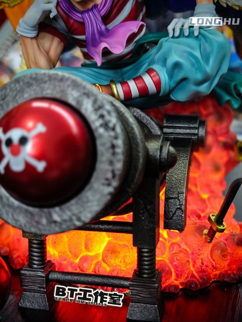 ワンピース 新四皇ジョーカー・バギー フィギュア ガレージキット 塗装