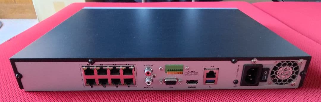 HIKVISION NVRネットワークビデオレコーダーPOE 3.84t SSD