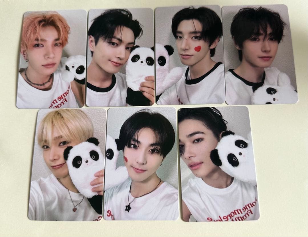 ENHYPEN yizhiyu 一直娱 中華 トレカ パンダ7枚全員コンプセット