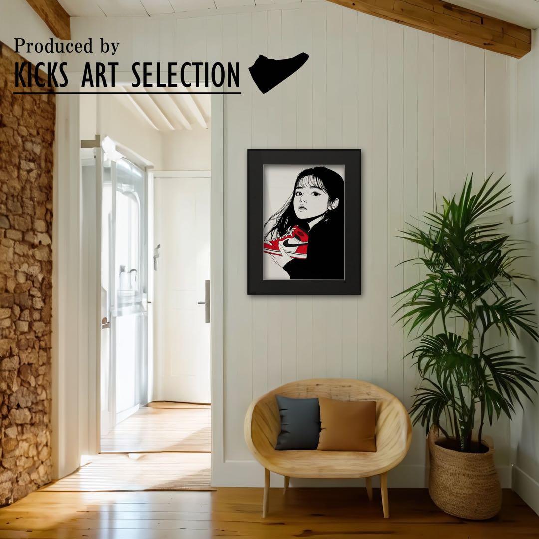 エアジョーダン1 シカゴ kyneバックサイドワークス/スニーカーアート