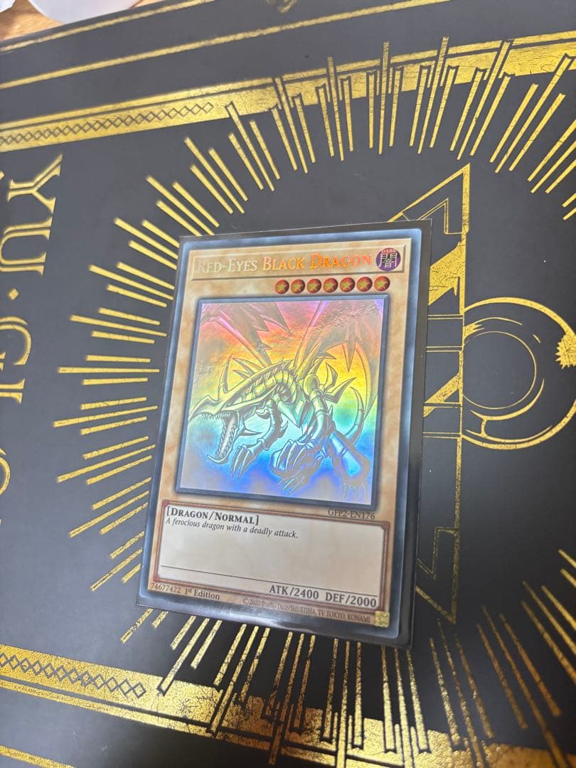 遊戯王 真紅眼の黒竜 ホロ ゴーストレア 英語 1st 良品 - メルカリ