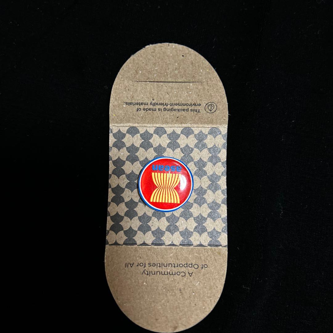 ASEAN大阪関西万博2025猿の金属製ピンバッジアセアンピン - メルカリ