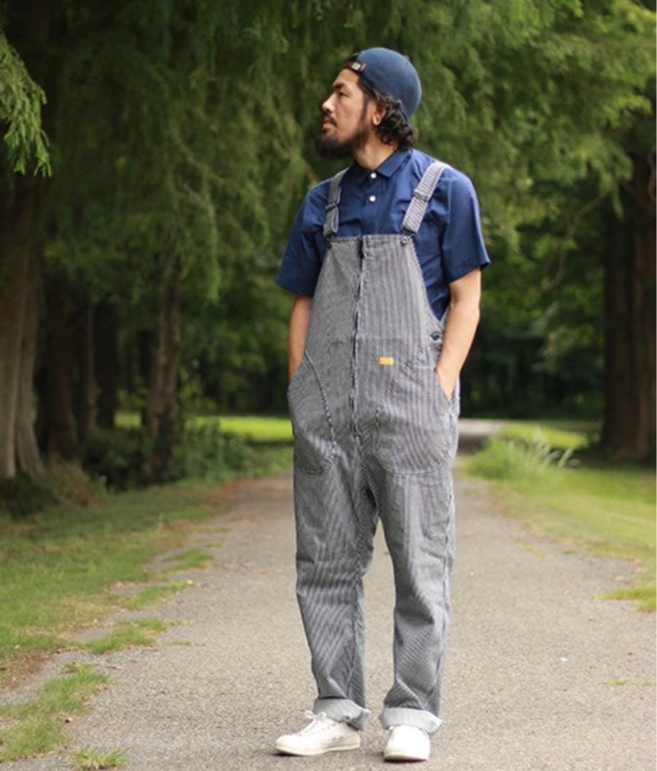 Natal Design ネイタルデザイン オーバーオール ヒッコリー natal design（ネイタルデザイン） オーバーオール サロペット