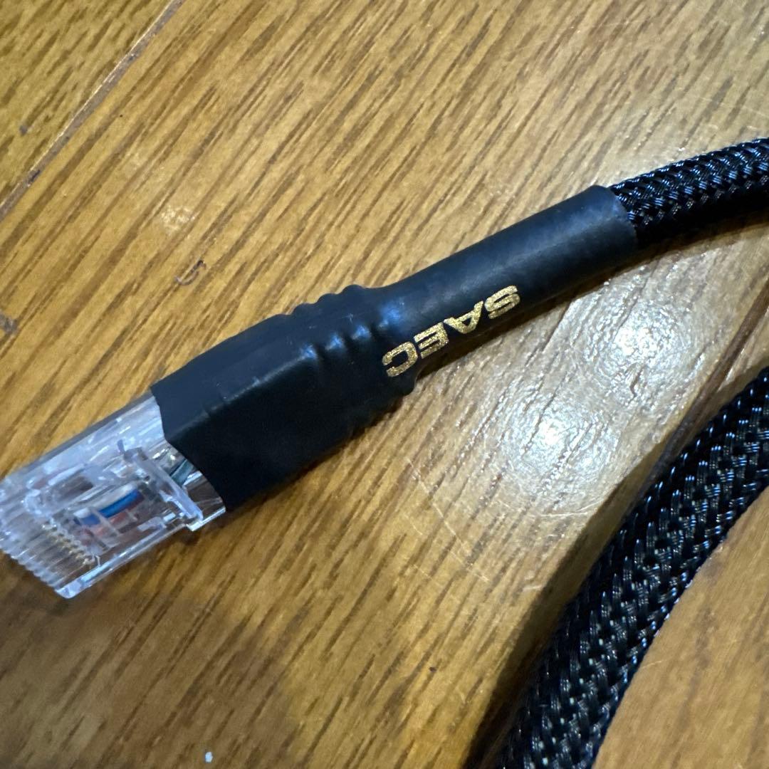 SAEC (サエク) 用高品質LANケーブル SLA-500 0.7m (中古)