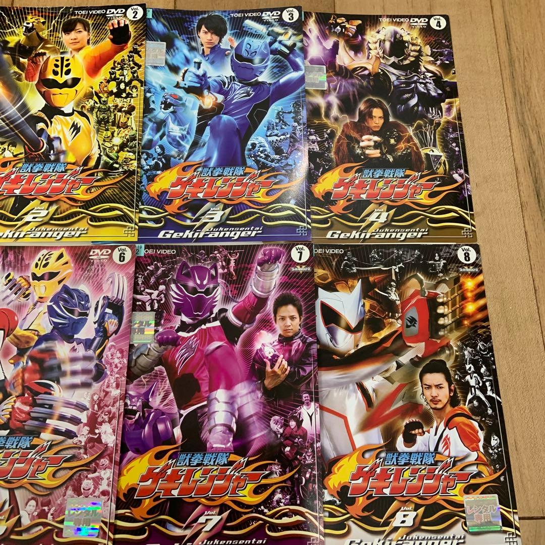 獣拳戦隊ゲキレンジャー 全12巻セット 完結 DVD 戦隊ヒーロー 匿名配送