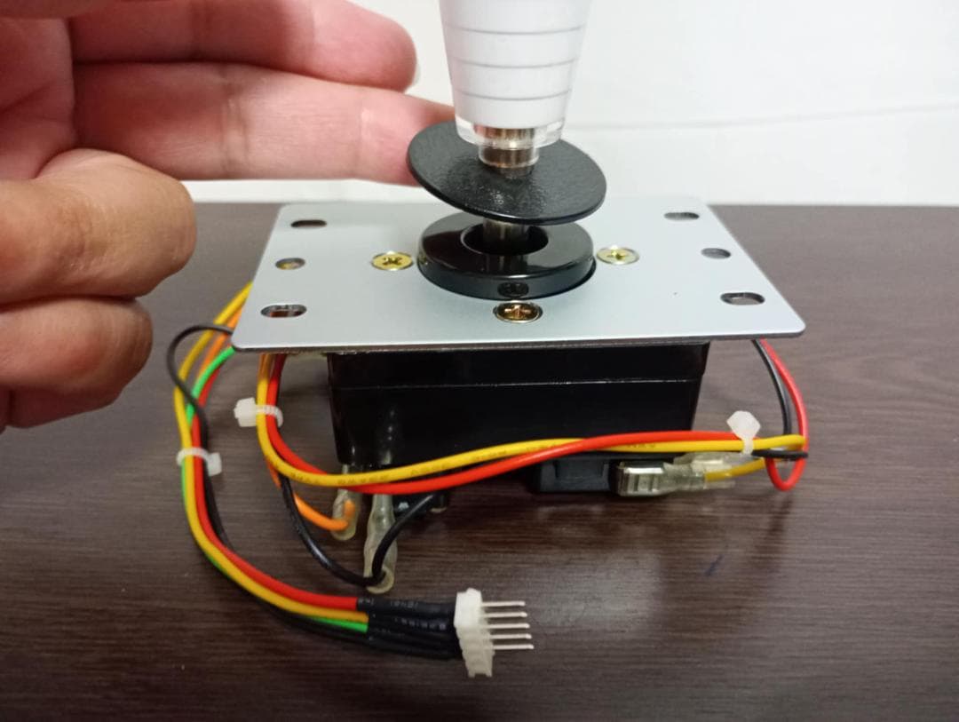 プロ仕様アケコン クラウン/サムドクサ ホワイト 韓国レバーCROWN