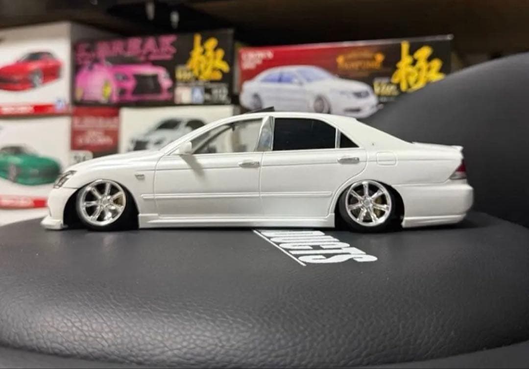 アオシマ GRS182 クラウン アスリート 深リム仕様 - メルカリ