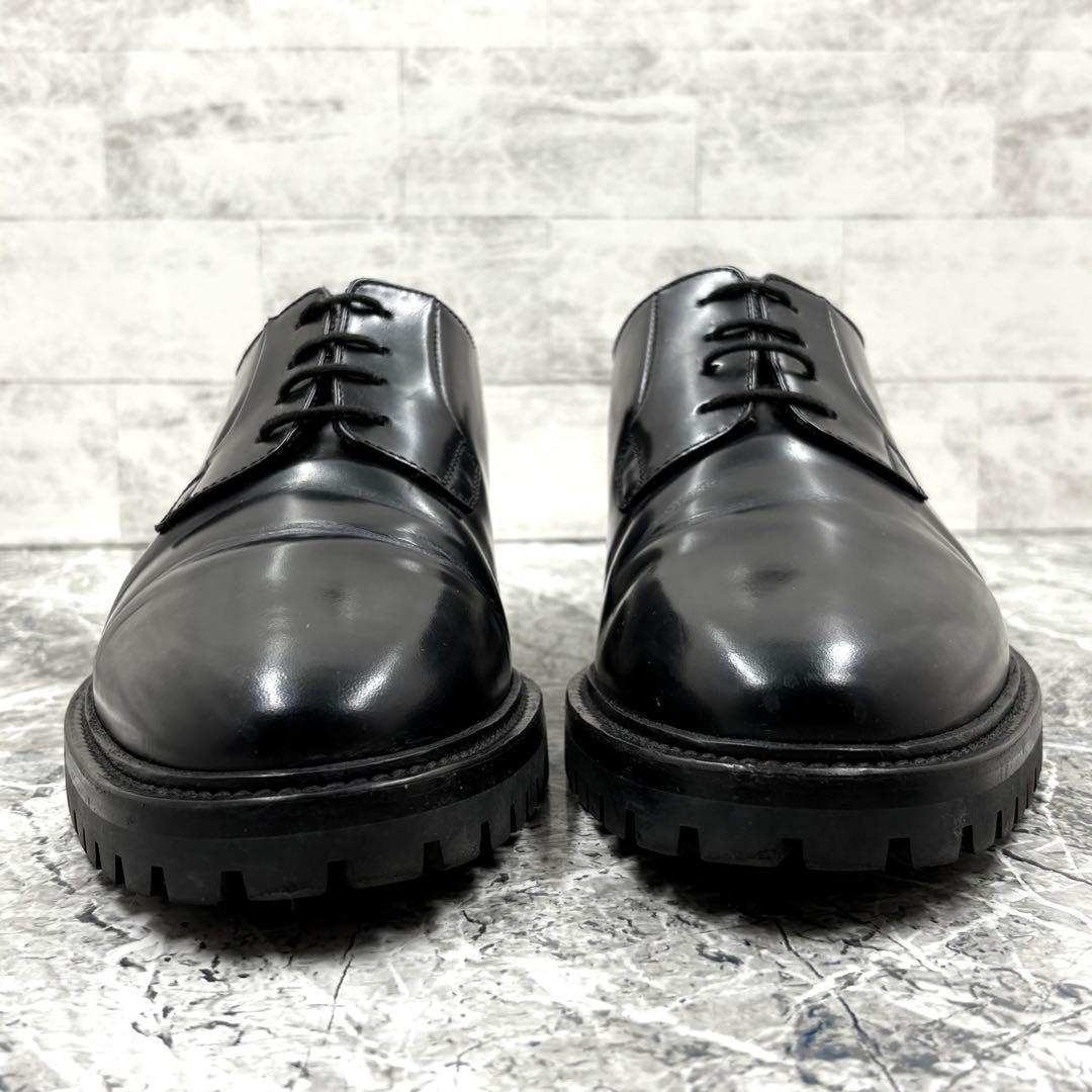 美品 コモンプロジェクト ダービーシューズ 革靴 39 ブラック カーフ
