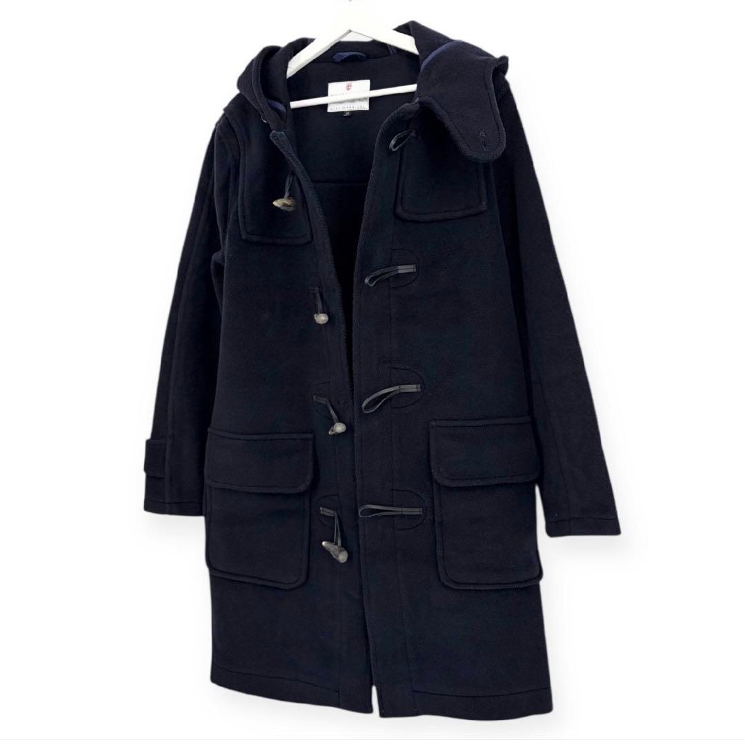 ザ*リ様 【モンゴメリー】ヘリンボーン ダッフルコート ネイビー