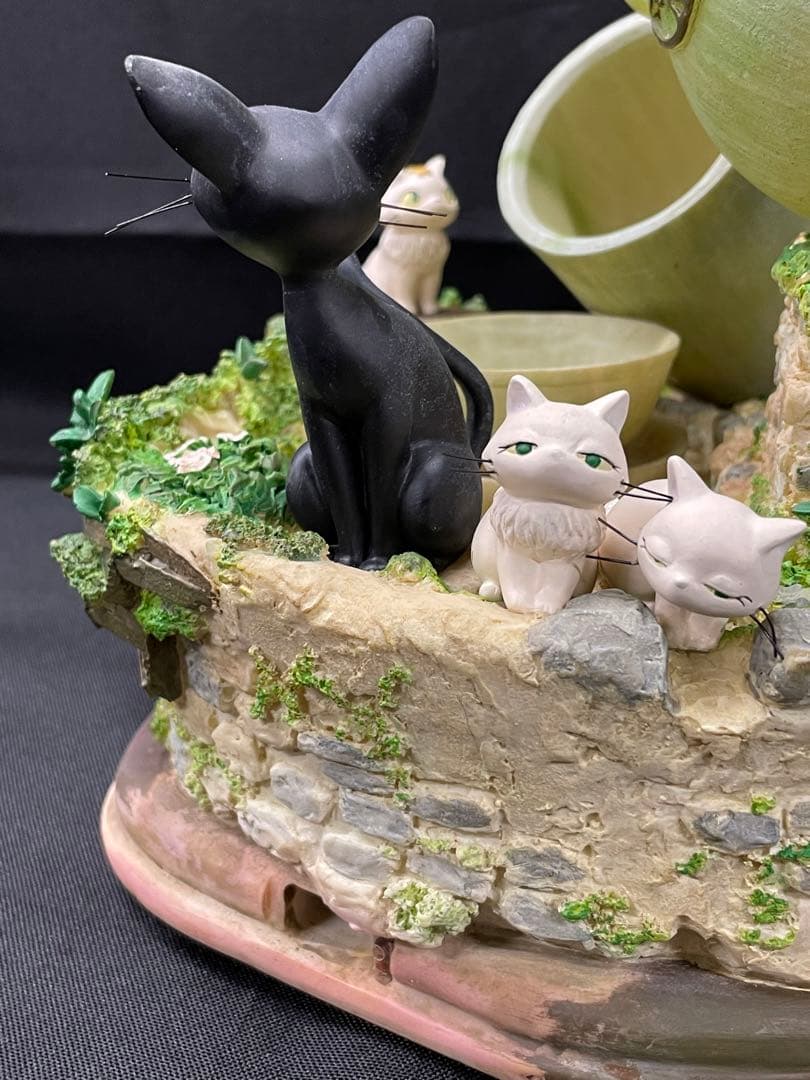 H2【ジャンク】魔女の宅急便 ウォーターガーデン 不思議な水辺 置物