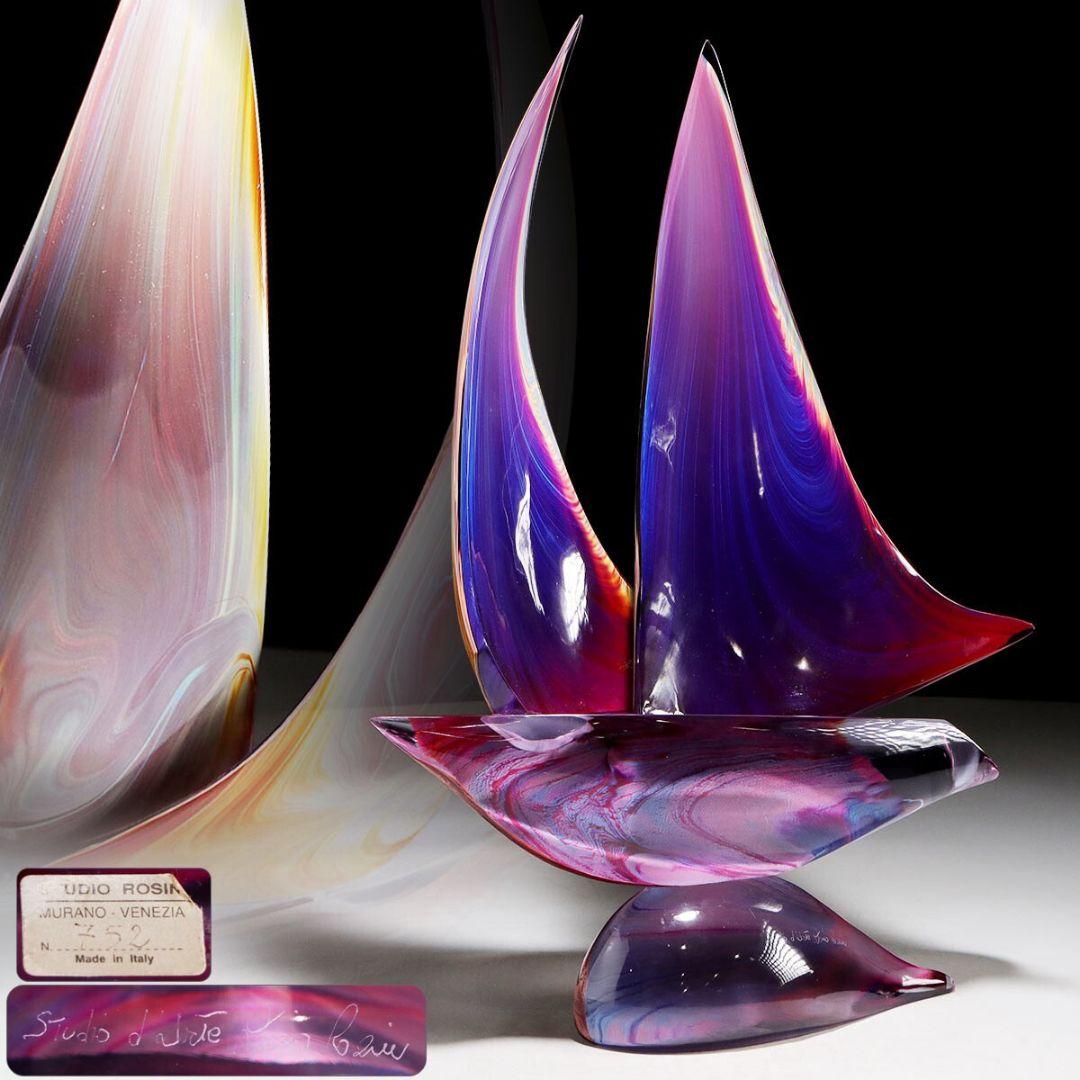 Tetsu MURANO ムラノ ディノ ロジン アート ヨット 帆船 Tetsu MURANO ムラノ ディノ ロジン アート ヨット 帆船 Tetsu MURANO