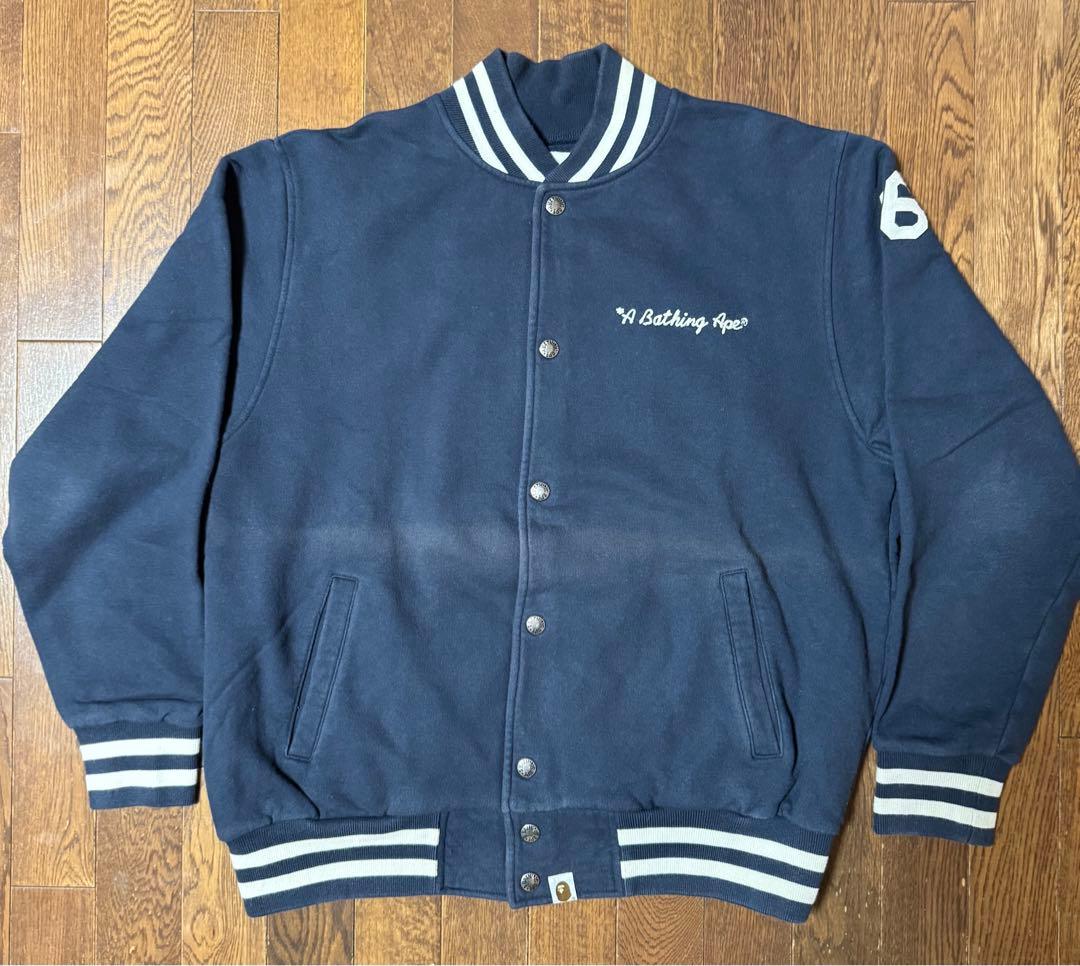 アベイシングエイプ スウェットスタジャン ジェネラル ワッペン