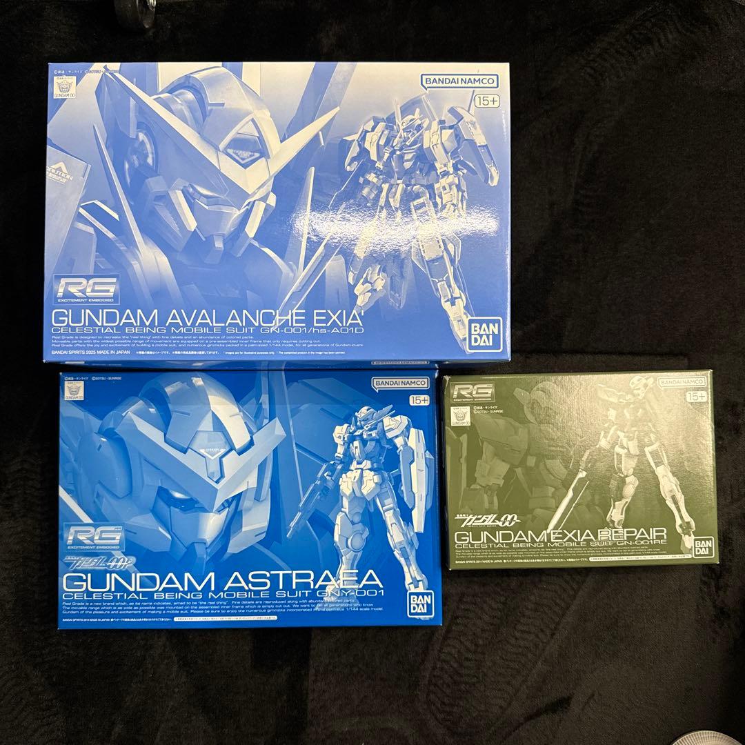 RG アヴァランチエクシアダッシュ+リペアパーツ+アストレアパーツセット MG ガンダムアヴァランチエクシアダッシュリペア｜palme20さんの