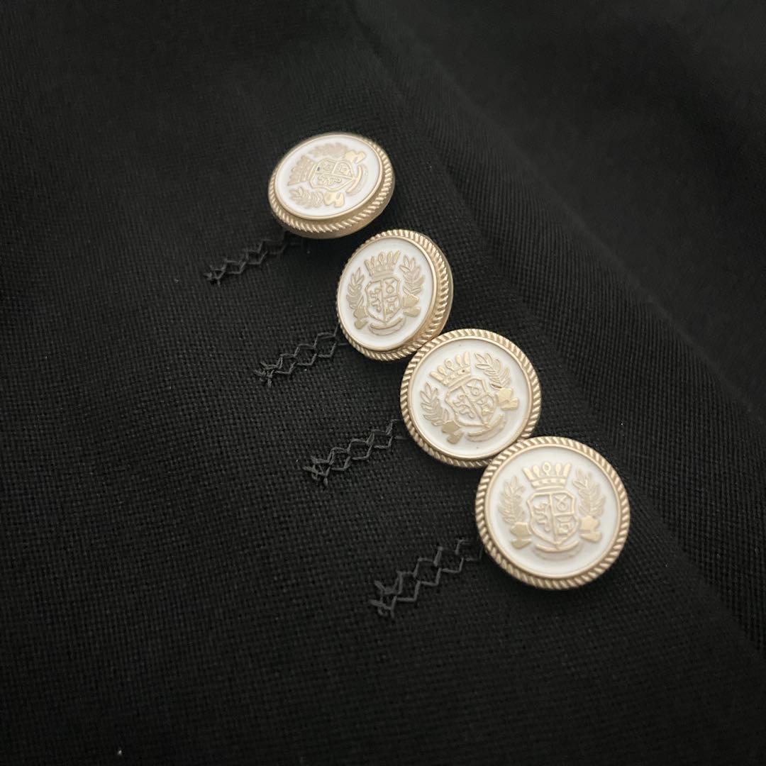 極上 漆黒ウール ダブブレストスーツ × BVLGARIネクタイ 3L XXL