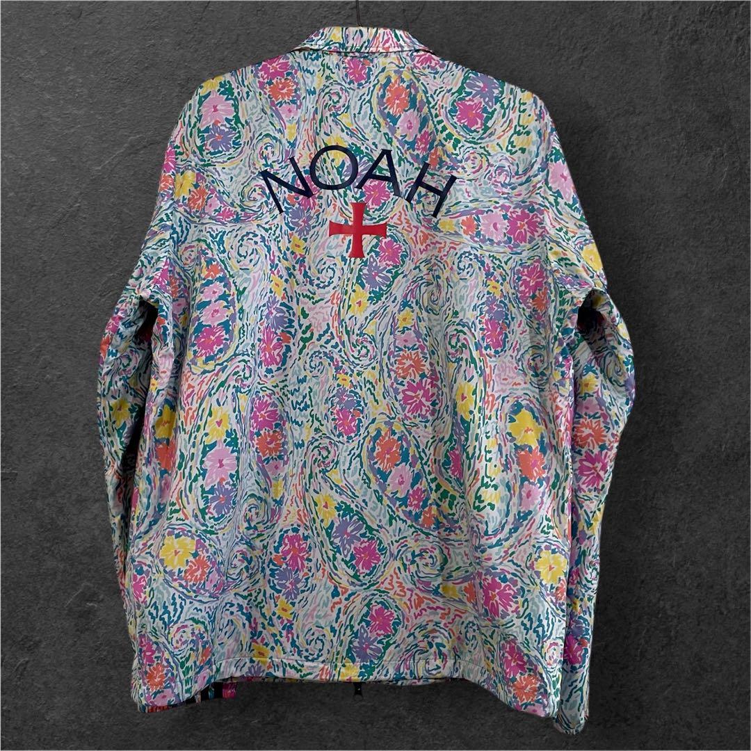 極美品】 【レアサイズ】 アディダス ノア ナイロンジャケット 総柄