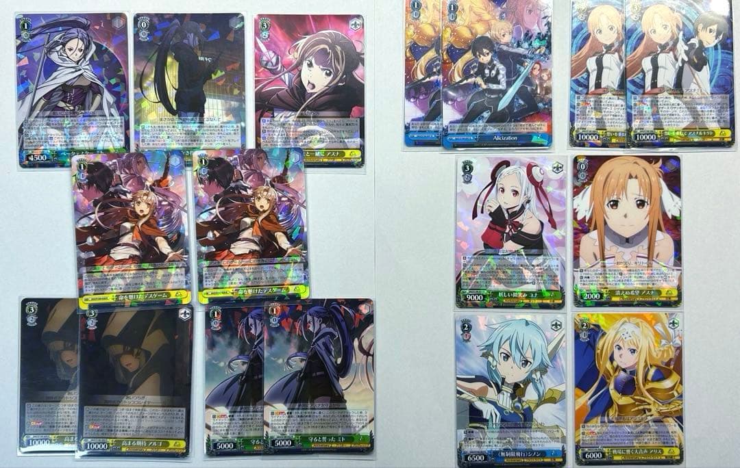 SAO ソードアート・オンライン ヴァイス デッキパーツ R 17枚 まとめ