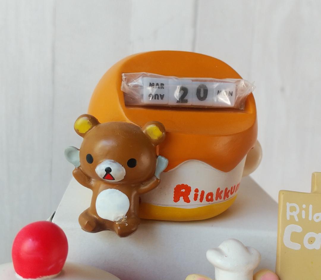 リラックマ コリラックマ 小物入れ 万年カレンダー カフェ 置物 | Shop
