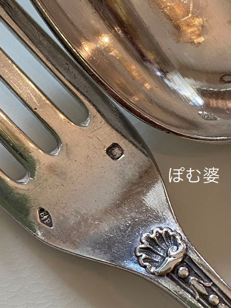 ピュイフォルカ】純銀 スターリング／ディナー用3本セット 5組