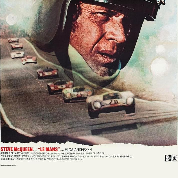 ポスター『栄光のル・マン』 フランス版デザイン☆スティーブ