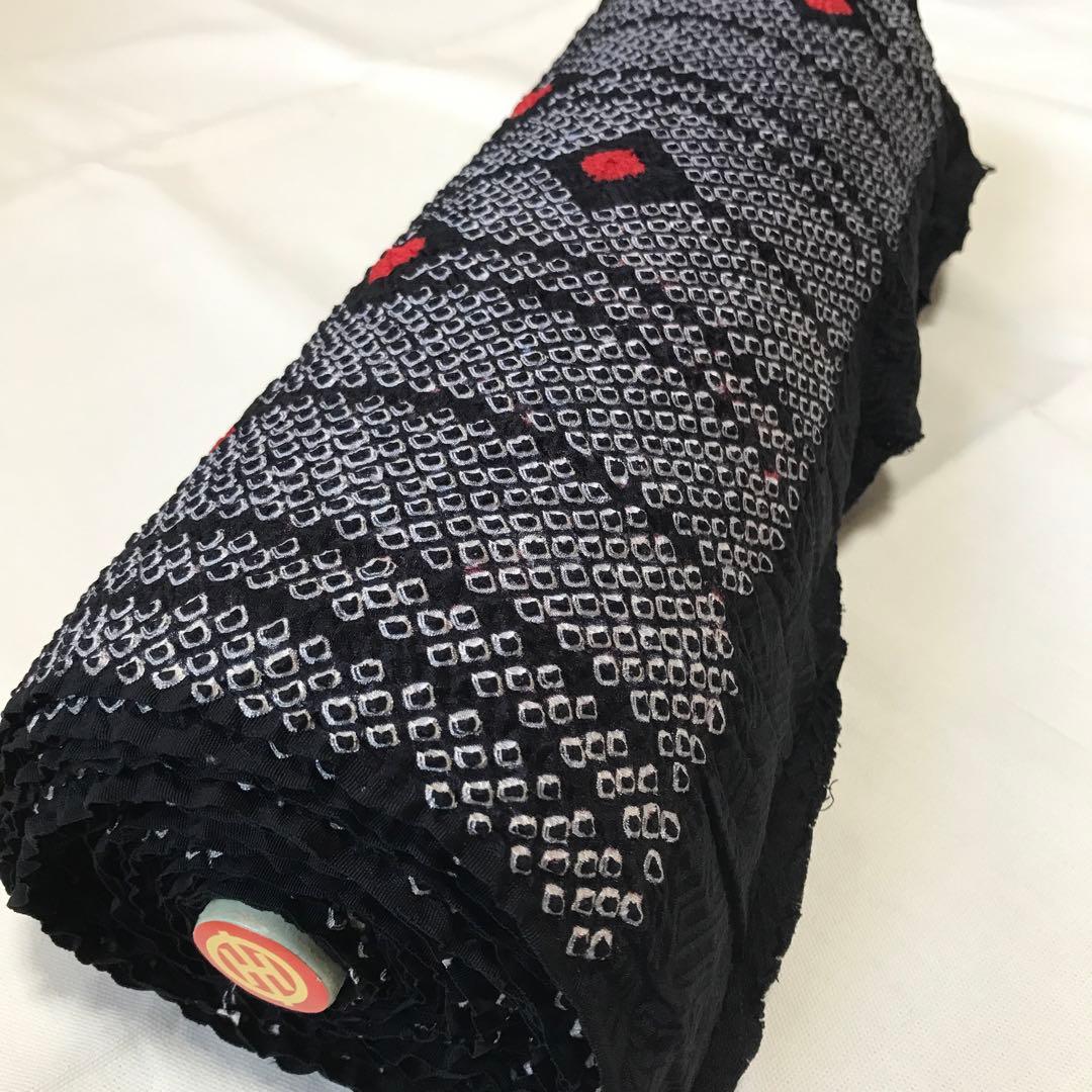 【反物】【総絞り】長さ約11m 巾約34㎝ 黒赤系 保管品 箱入り 5521 CORE | LEGEND WALKER | スーツケース | T&S