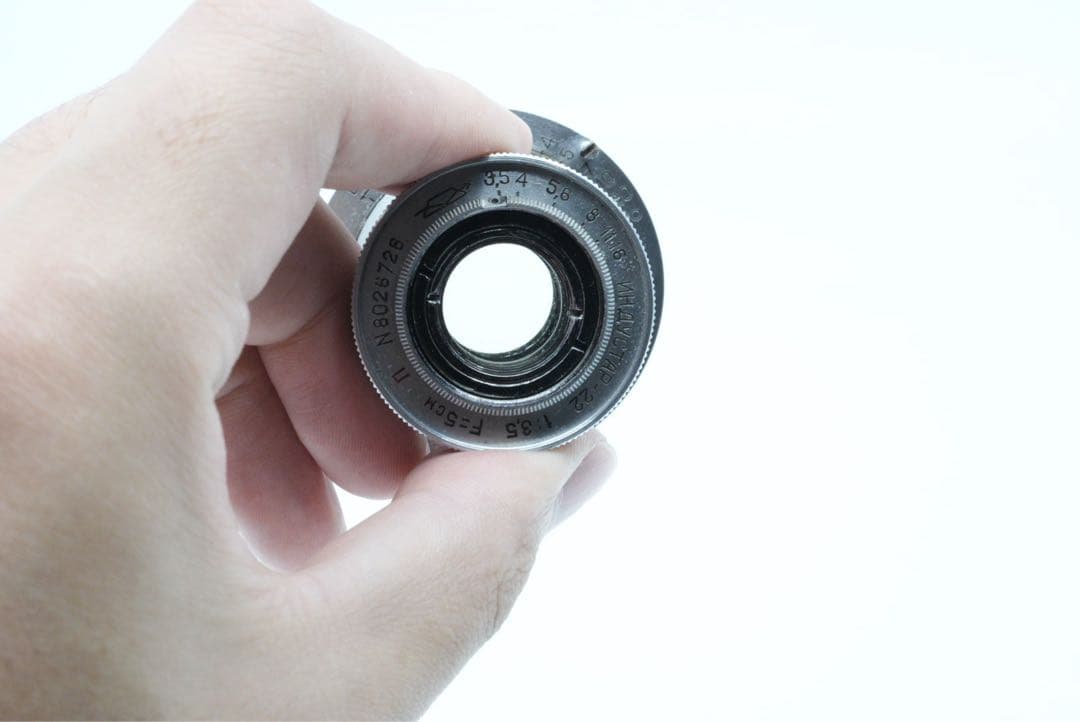 分解清掃済 沈胴型レンズ INDUSTAR-22 50mm f3.5 KMZ 1