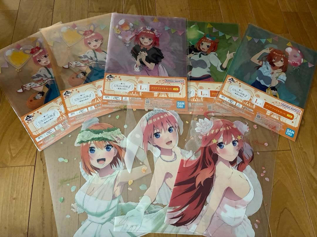 五等分の花嫁 クリアファイルセット - メルカリ