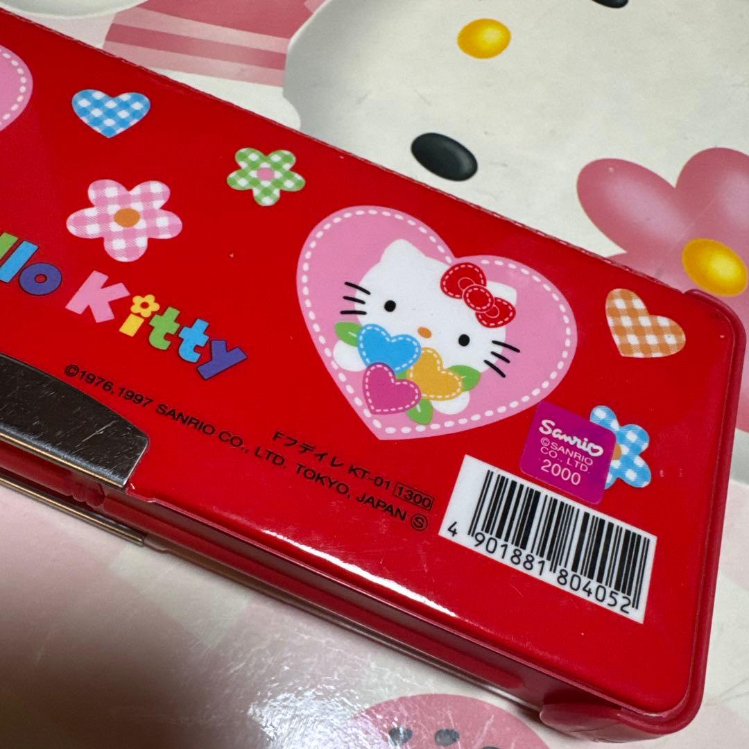 新品未使用 レトロ ハローキティ 筆箱 年代物 当時物 キティ ペン