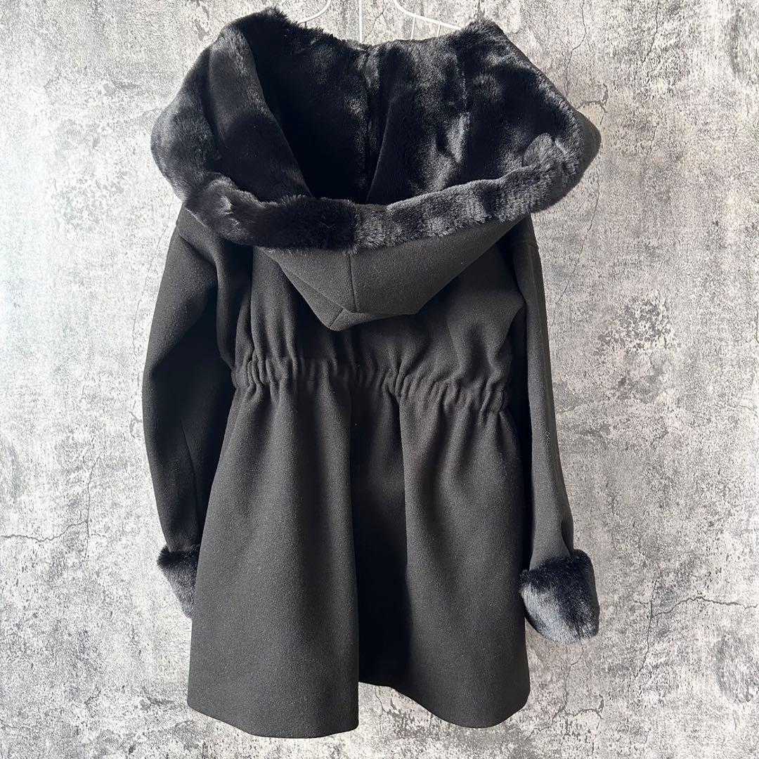 449 美品✨michellMacaron ミシェルマカロン Aラインコート - メルカリ