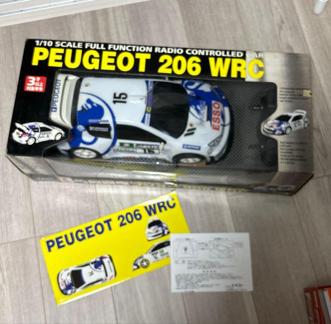 送料込】プジョー ラジコン PEUGEOT 206 WRC 1/10 - メルカリ