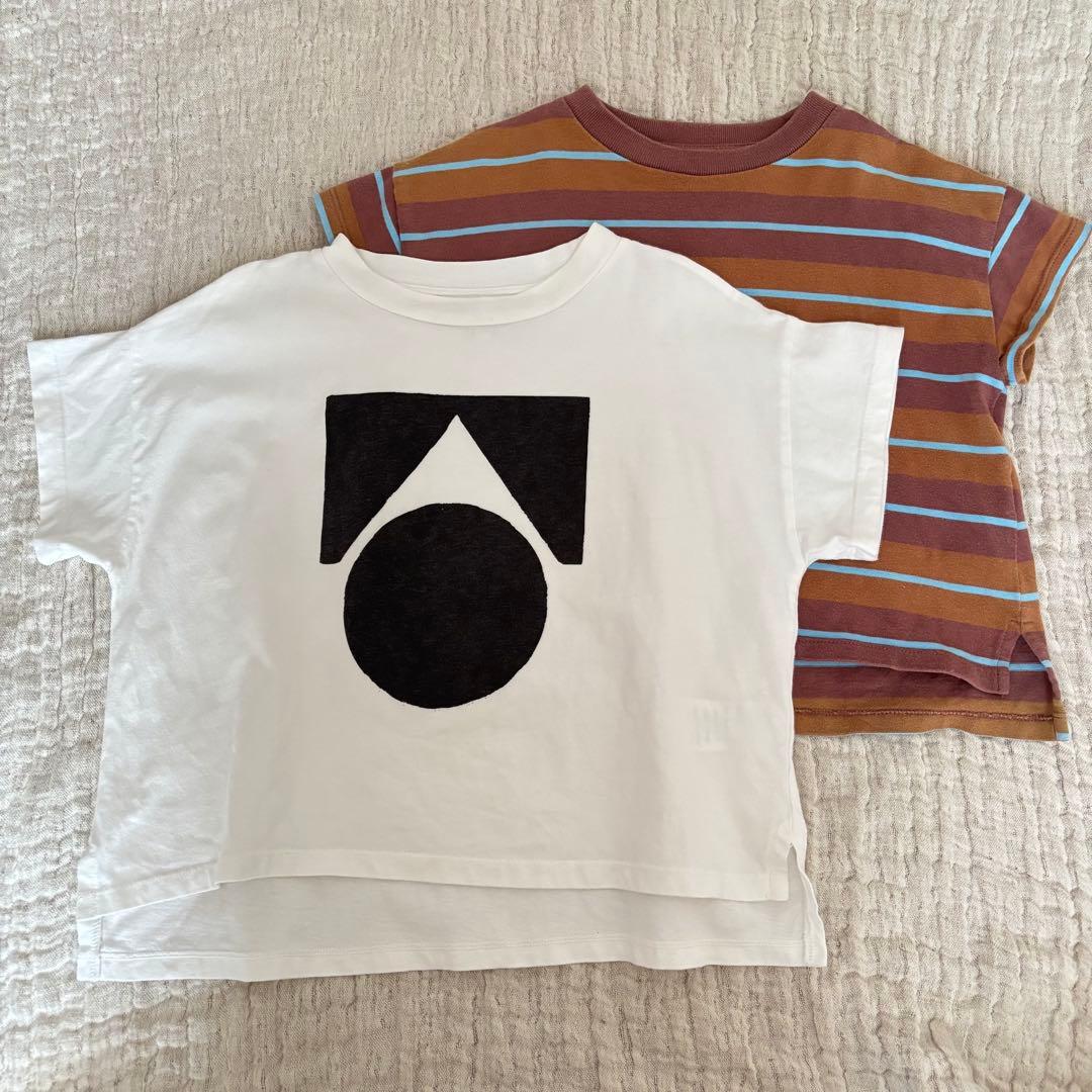 main story Tシャツ　2y 2枚セット Main Story Oversized Tee - Lemongrass - LILY SOURIRE インポート