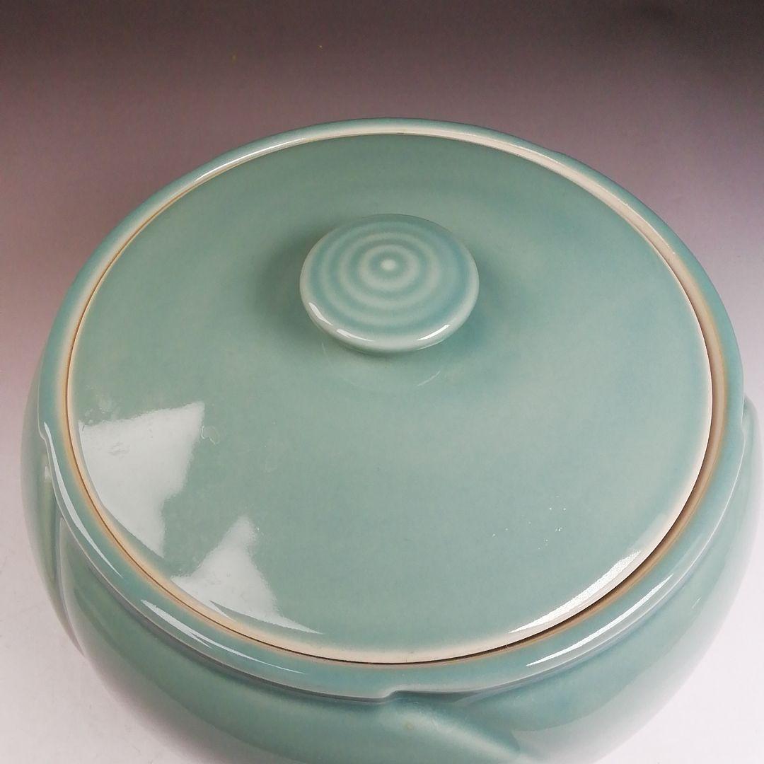 W275 水指 『青磁 捻梅』『加藤藤山 造』 共箱 茶道具 - メルカリ