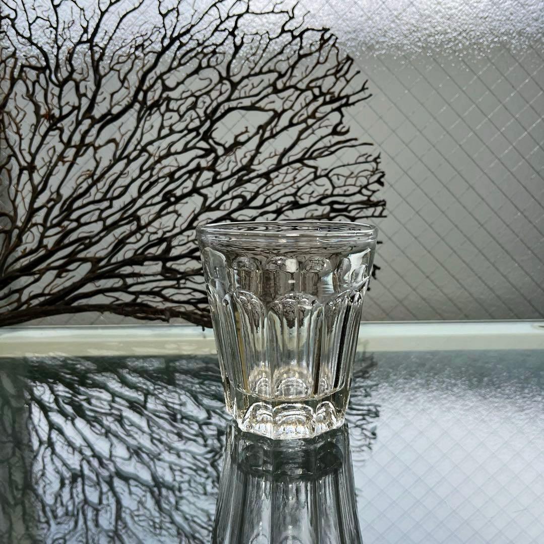 骨董 時代ガラス ゆらゆら 気泡入り 希少銀色 水飲みコップ 剣先コップ