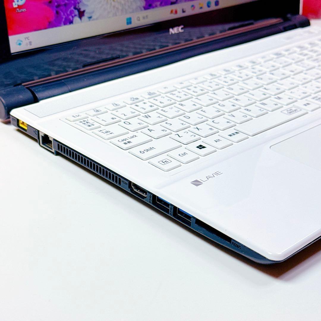 新品SSD✨Windows11 薄型ノートパソコン カメラ 高性能i3 オフィス