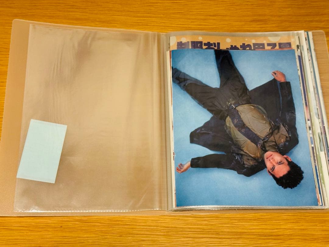 m*a様 織田裕二 切り抜き109枚 無印良品クリアファイル入り - メルカリ