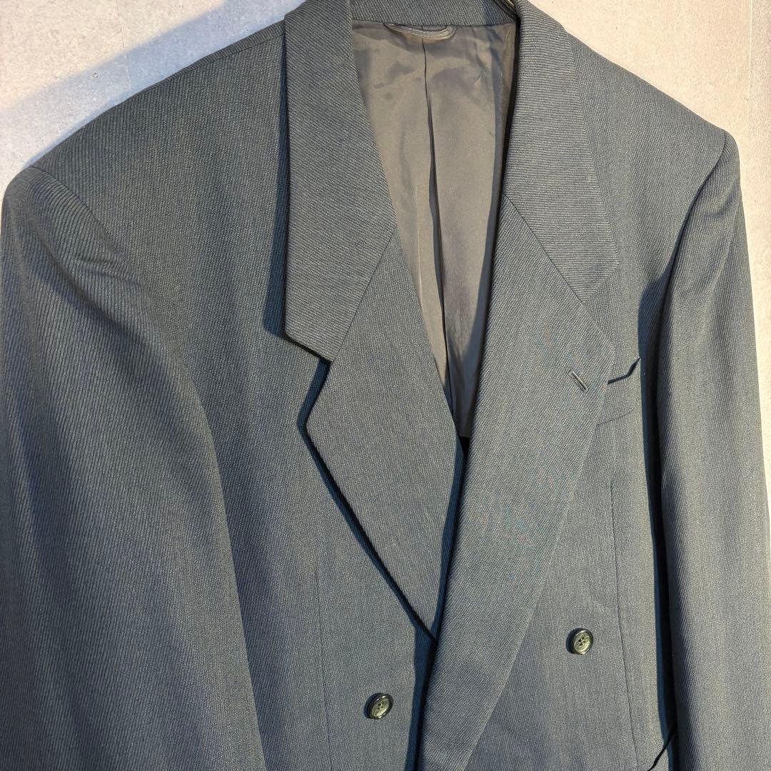 美品 希少カラー】グリーン セットアップ ダブル LANVIN - メルカリ