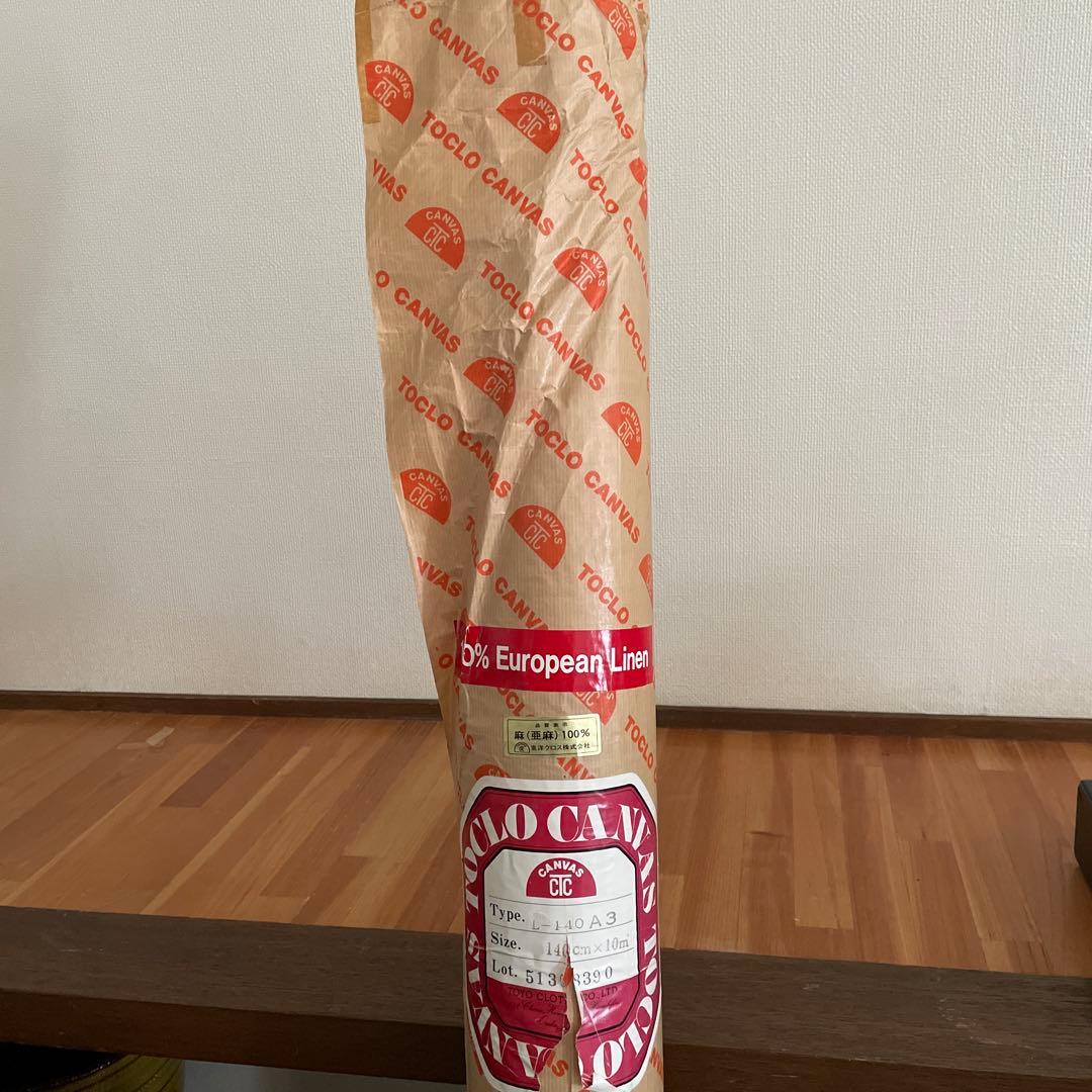 東洋クロス ロールキャンバス L-140A3 油彩140cm×10m 麻100% - メルカリ