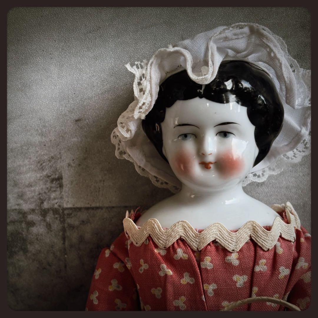 アンティーク チャイナヘッドドール クラシカルスタイル ビ
