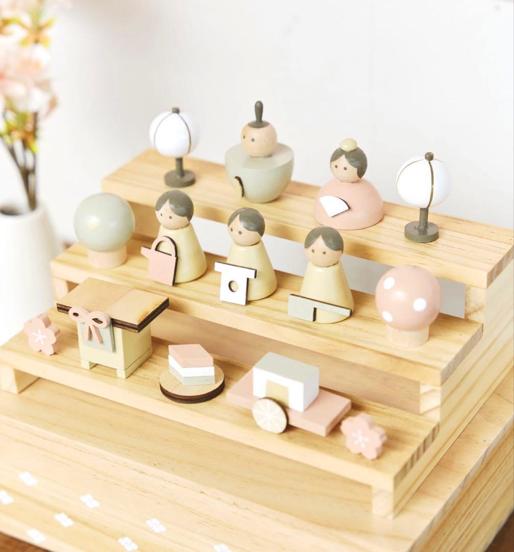 M*o様 サリュSalyu完売品☆収納できる雛人形セット☆ひなまつり