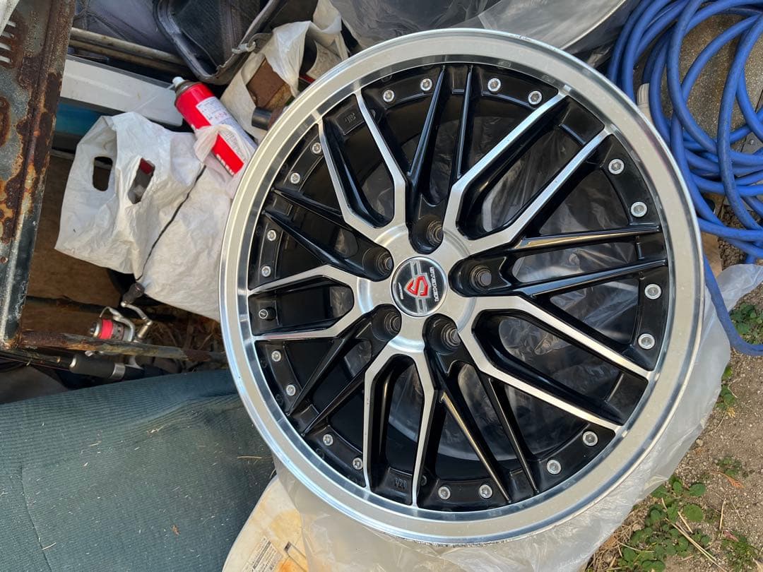 共豊　AME シュタイナー　LMX 18インチ　7.5J 4本セットホイールのみ