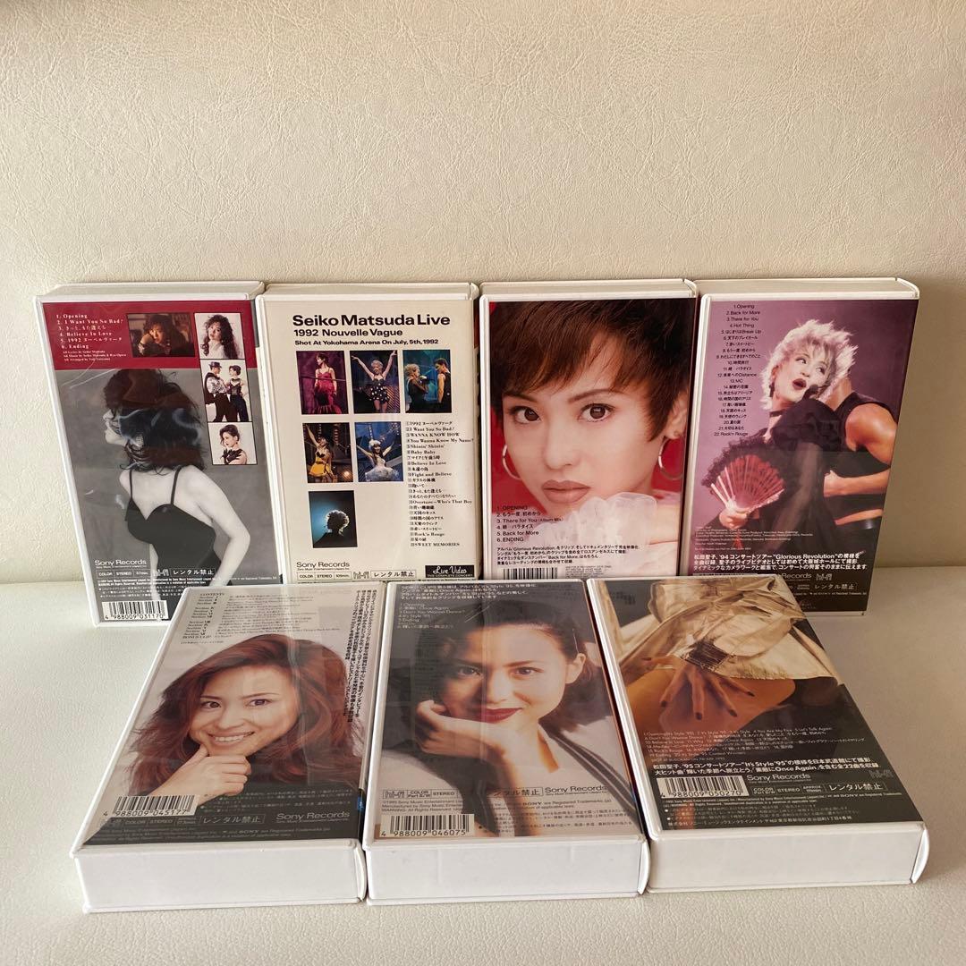 松田聖子 VHSミュージックビデオ 7本セット