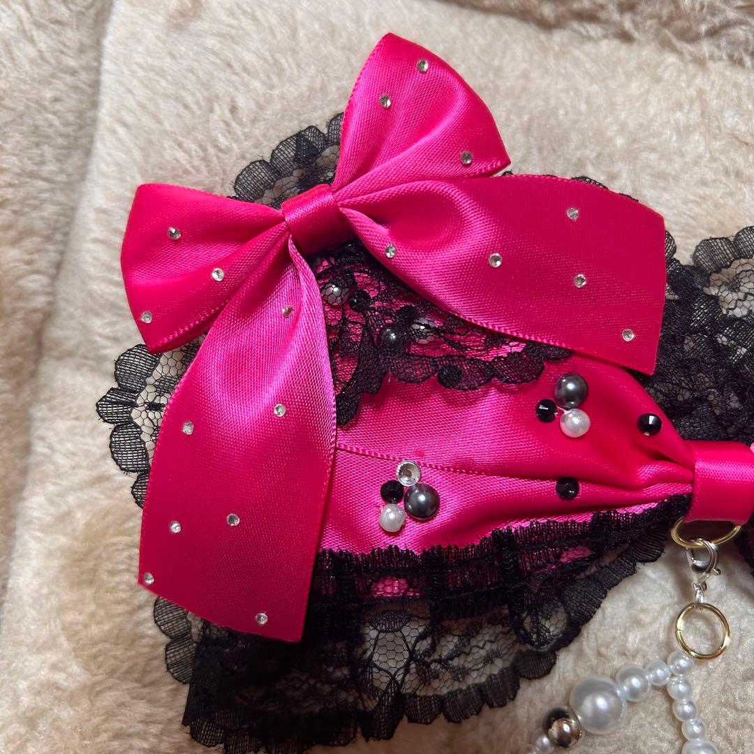 姫ギャルリボン ギャルMARS風 盛り髪 ロリータ 姫系 平成 2連リボン