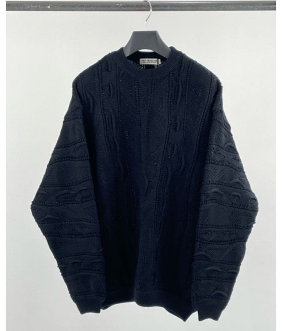 COOTIE 3D Jacquard Knit L/S Crew - メルカリ