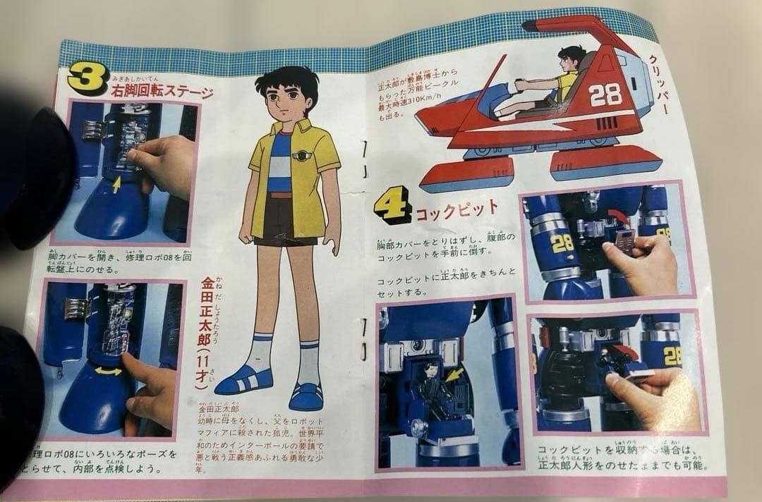 超金属 鉄人28号 SG-01（箱有り・レトロ希少品） 当時物 初期モデル